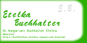 etelka buchhalter business card